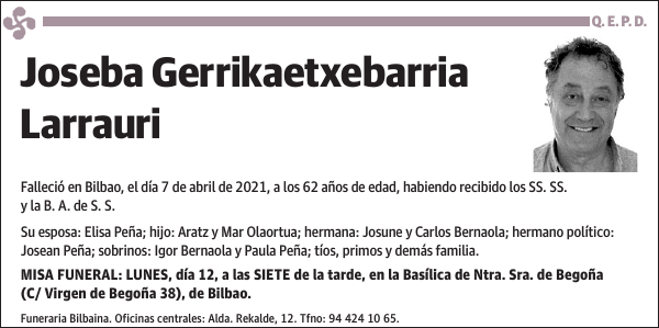 Joseba Gerrikaetxebarria Larrauri