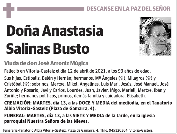 Anastasia Salinas Busto