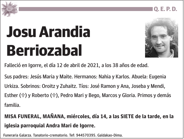 Josu Arandia Berriozabal