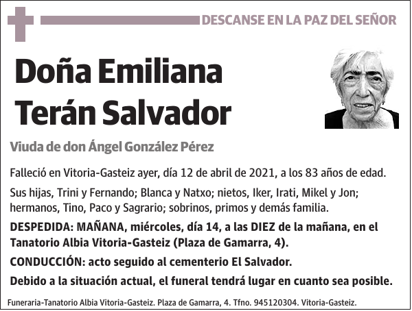 Emiliana Terán Salvador