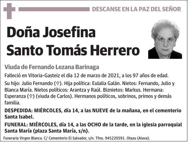 Josefina Santo Tomás Herrero