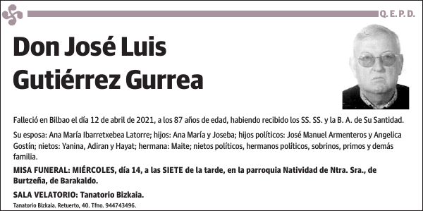 José Luis Gutiérrez Gurrea