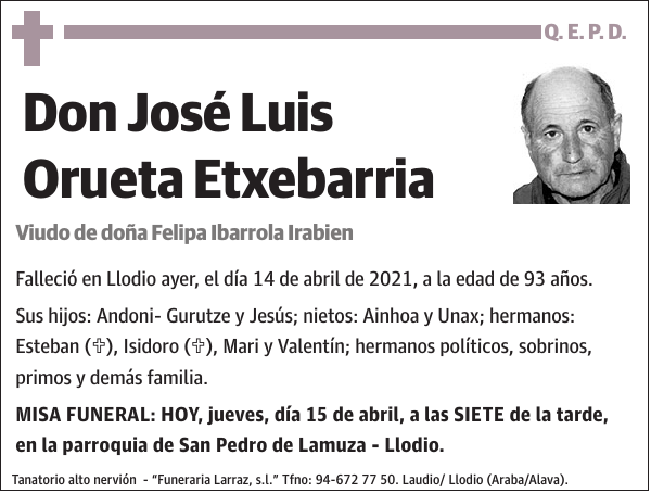 José Luis Orueta Etxebarria