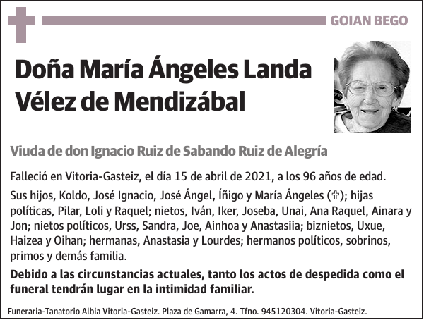 María Ángeles Landa Vélez de Mendizábal