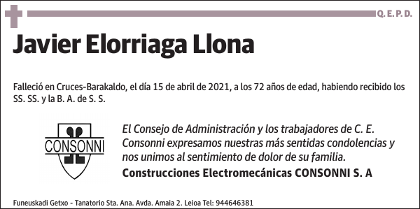 Javier Elorriaga Llona