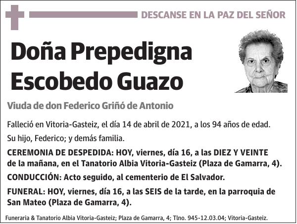 Prepedigna Escobedo Guazo