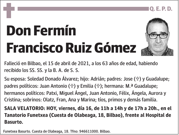 Fermín Francisco Ruiz Gómez