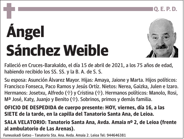 Ángel Sánchez Weible