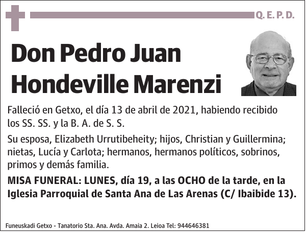 Pedro Juan Hondeville Marenzi