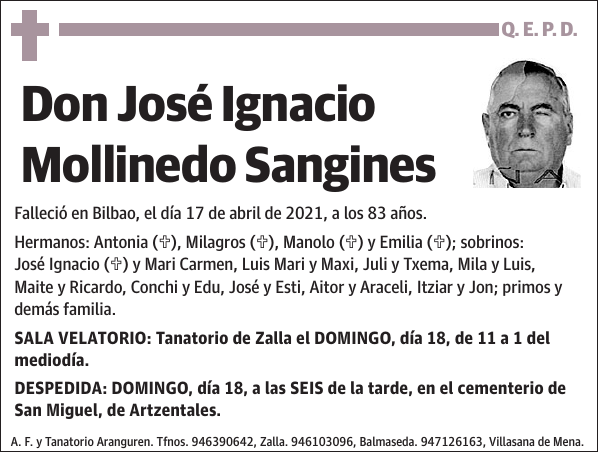 José Ignacio Mollinedo Sangines