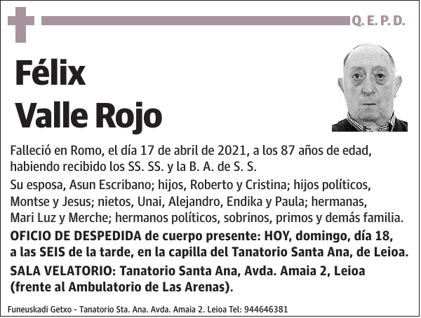 Félix Valle Rojo