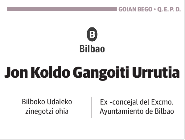 Jon Koldo Gangoiti Urrutia