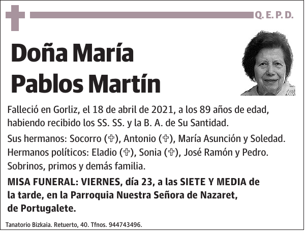 María Pablos Martín