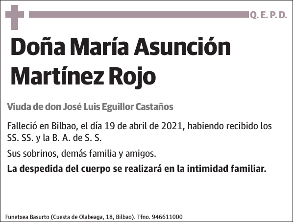 María Asunción Martínez Rojo