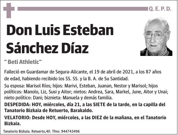 Luis Esteban Sánchez Díaz