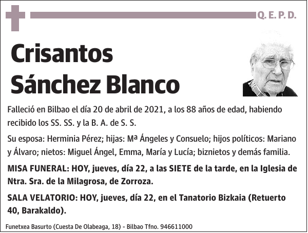 Crisantos Sánchez Blanco