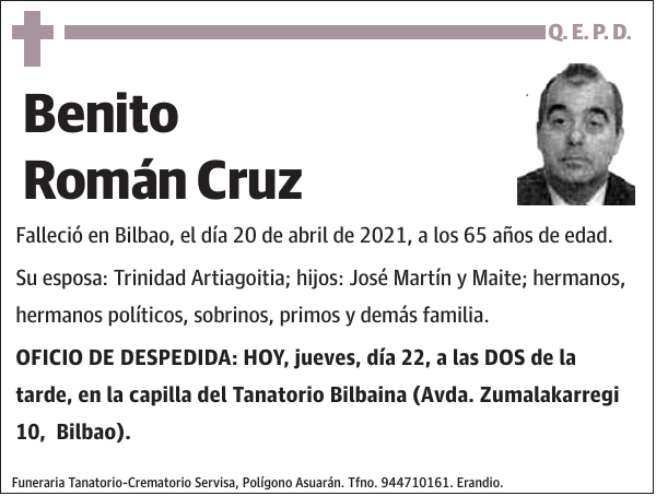 Benito Román Cruz