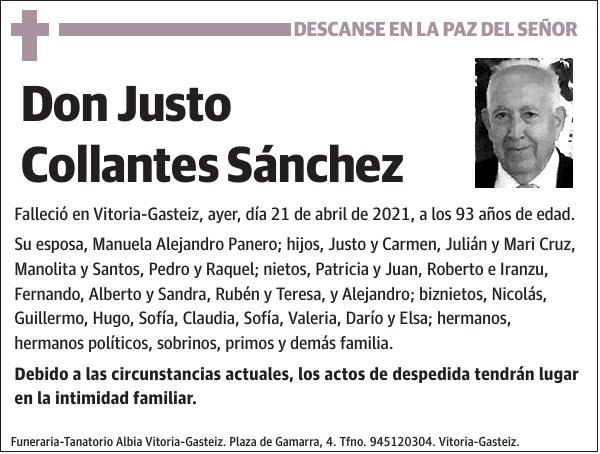 Justo Collantes Sánchez