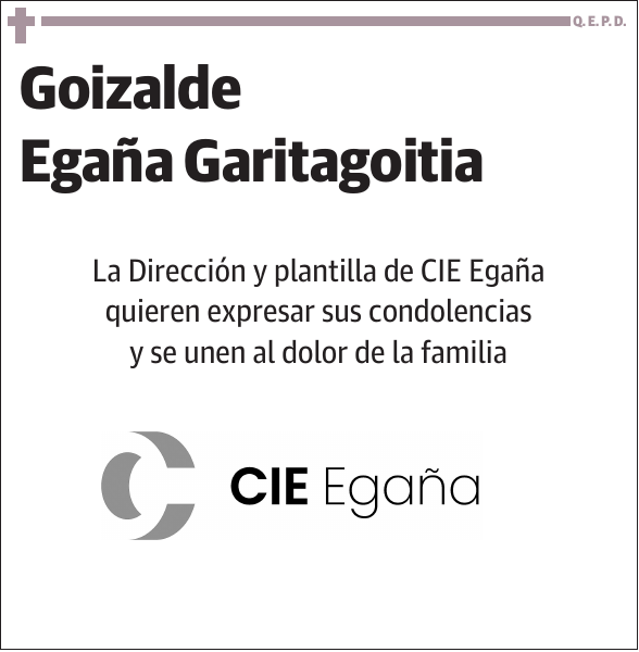 Goizalde Egaña Garitagoitia