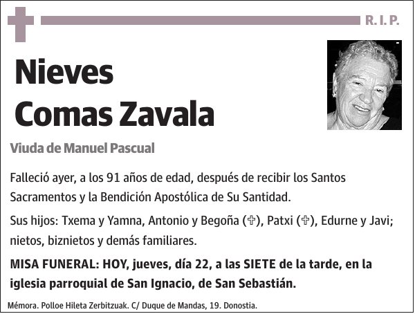 Nieves Comas Zavala