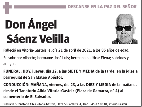 Ángel Sáenz Velilla