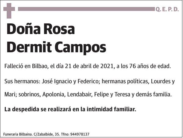 Rosa Dermit Campos