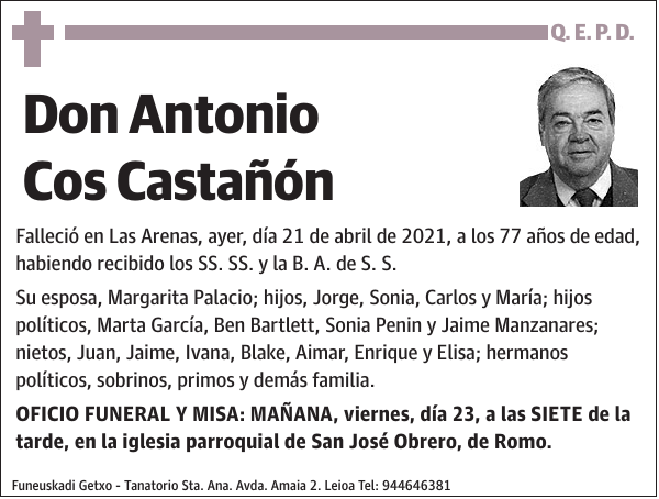 Antonio Cos Castañón