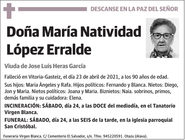 María Natividad López Erralde