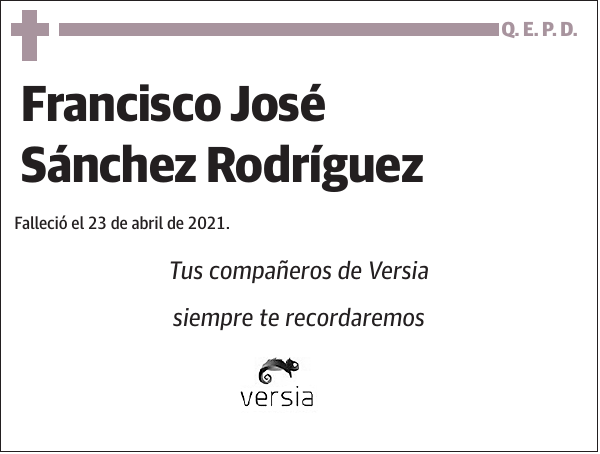 Francisco José Sánchez Rodríguez