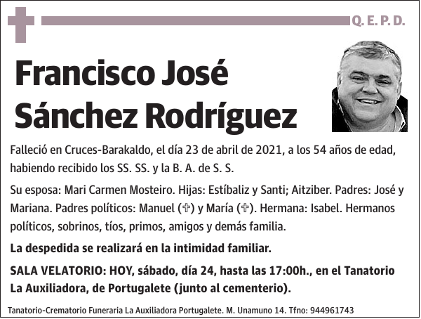 Francisco José Sánchez Rodríguez