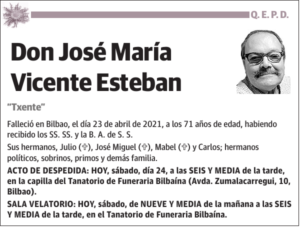 José María Vicente Esteban