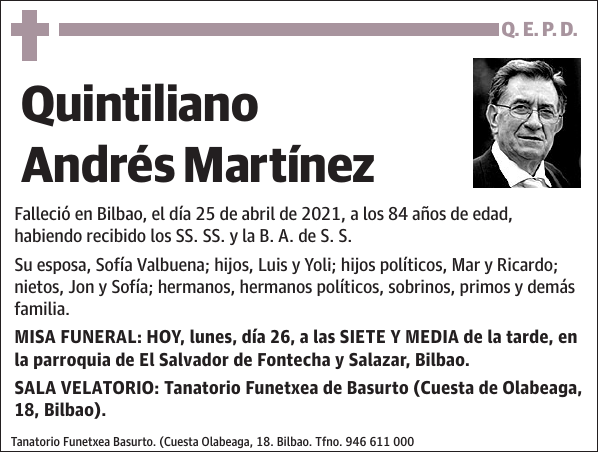 Quintiliano Andrés Martínez