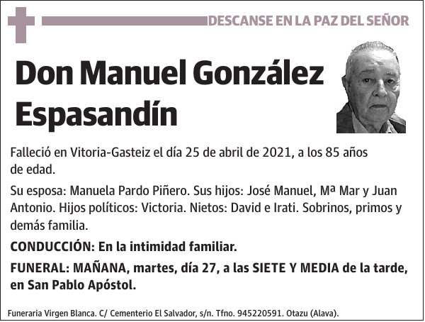 Manuel González Espasandín