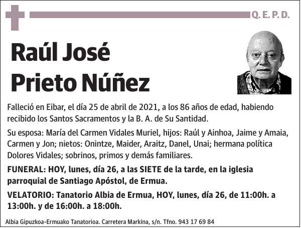 Raúl José Prieto Núñez