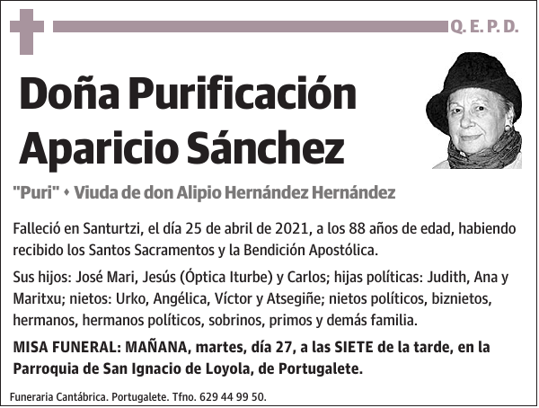 Purificación Aparicio Sánchez