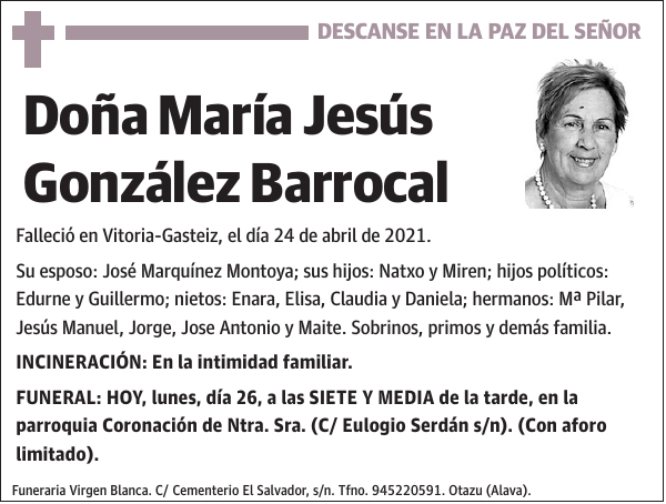 María Jesús González Barrocal