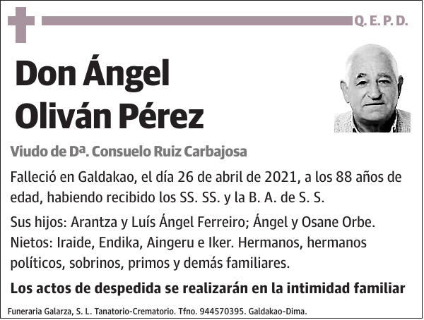 Ángel Oliván Pérez