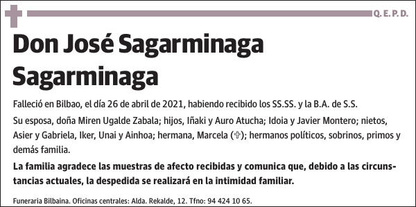 José Sagarminaga Sagarminaga