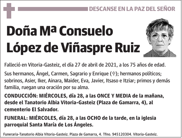 Mª Consuelo López de Viñaspre Ruiz