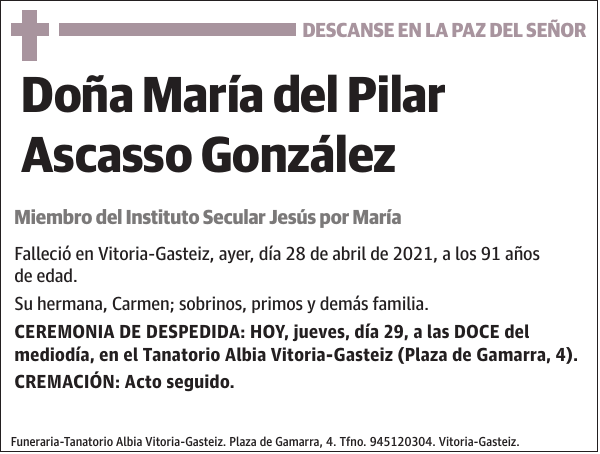 María del Pilar Ascasso González