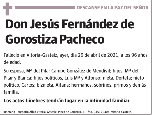 Jesús Fernández de Gorostiza Pacheco