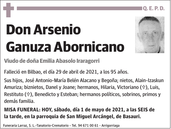 Arsenio Ganuza Abornicano