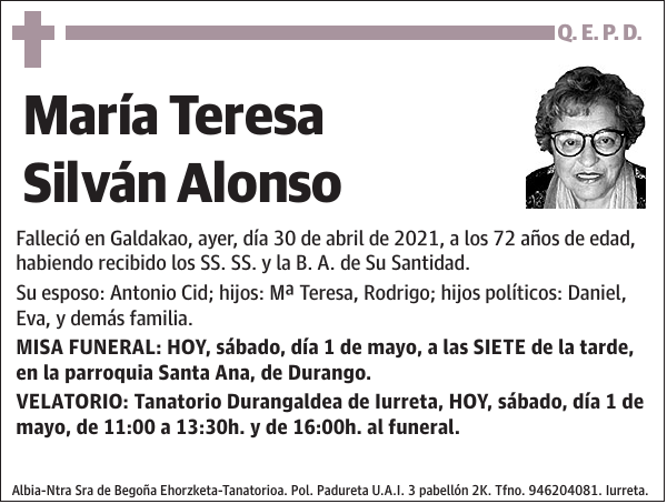 María Teresa Silván Alonso