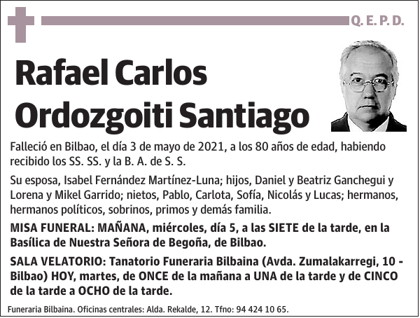 Rafael Carlos Ordozgoiti Santiago