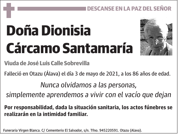 Dionisia Cárcamo Santamaría