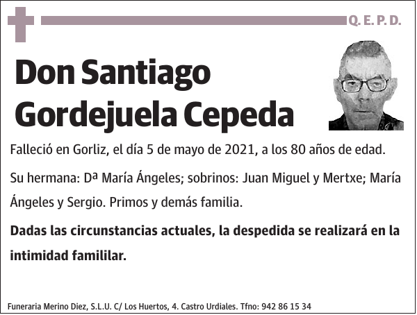 Santiago Gordejuela Cepeda