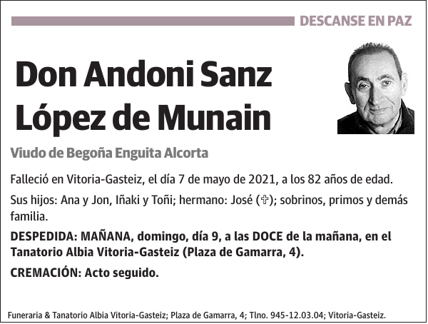 Andoni Sanz López de Munain