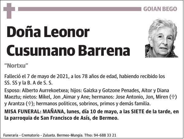 Leonor Cusumano Barrena