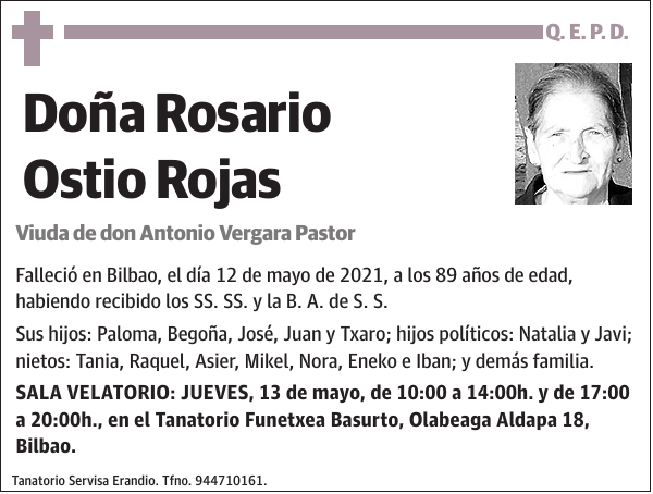 Rosario Ostio Rojas