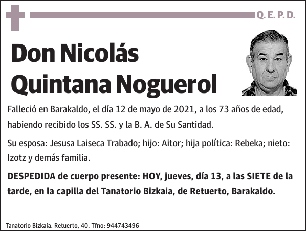 Nicolás Quintana Noguerol